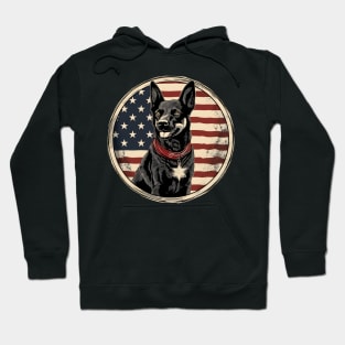 Canaan Dog 4th of July Hoodie